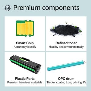 greencycle MLTD101S Compatible Toner Cartridge Replacement for Samsung 101S MLT D101S MLT-D101S Use with ML-2165W SCX-3400 SCX-3405W SCX-3405FW ML-2165 Printer (2-Pack, Black)