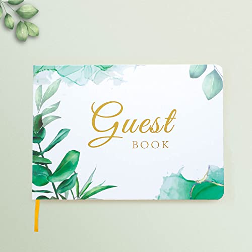 Tiankool Elegant Funeral Guest Book - Memorial Service Guest Book-Celebration of Life Guest Book for Funeral Sign in - Memory Book for Funeral Guest Registry-134 Pages,10" x 7",Hardcover