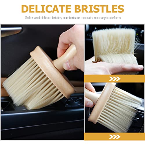 Sewroro Auto Interior Dust Brush Soft Car Detail Brushes Mini Duster for Car Air Vent 2pcs for Car Dashboard Air Conditioner Vents Slit Brush