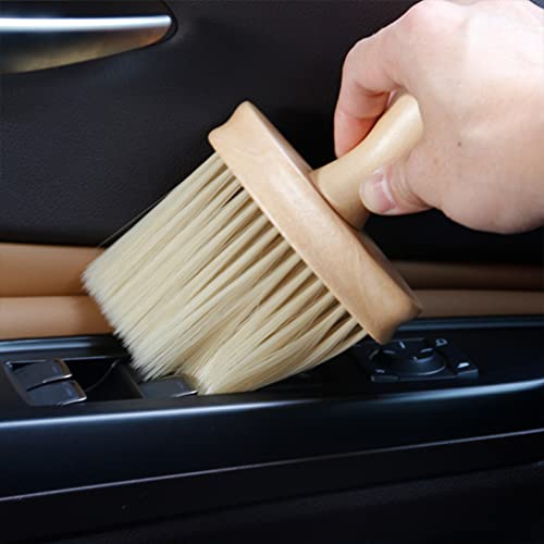 Sewroro Auto Interior Dust Brush Soft Car Detail Brushes Mini Duster for Car Air Vent 2pcs for Car Dashboard Air Conditioner Vents Slit Brush