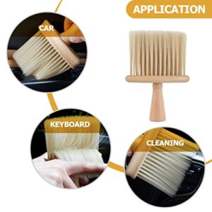 Sewroro Auto Interior Dust Brush Soft Car Detail Brushes Mini Duster for Car Air Vent 2pcs for Car Dashboard Air Conditioner Vents Slit Brush