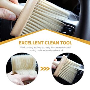 Sewroro Auto Interior Dust Brush Soft Car Detail Brushes Mini Duster for Car Air Vent 2pcs for Car Dashboard Air Conditioner Vents Slit Brush