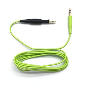 k450 replacement audio cable headphone extension audio cable cord compatible with akg k450 k451 k480 q460 headphones(green/1.5m)