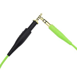 K450 Replacement Audio Cable Headphone Extension Audio Cable Cord Compatible with AKG K450 K451 K480 Q460 Headphones(Green/1.5M)