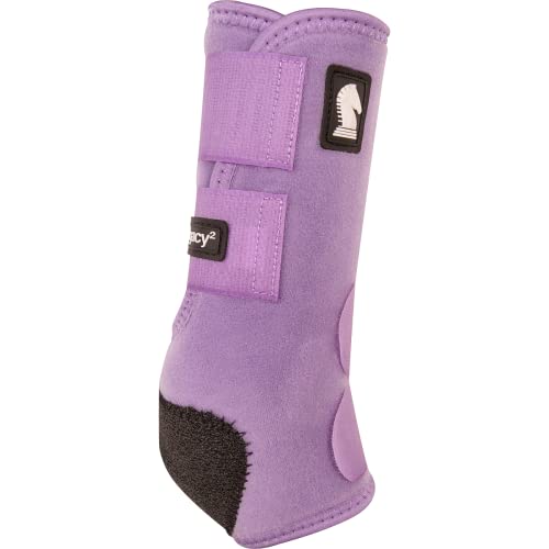 Classic Equine Legacy2 Hind Support Boots, Lavender, Medium