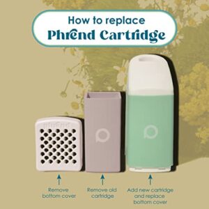 PHILTER Labs PHREND Plant-Based Personal Air Filter - Up to 500 Exhales per Filter - Silicone Mouthpiece and Reusable Aluminum Case with Patented 5-Step Odor and Smoke Eliminator System