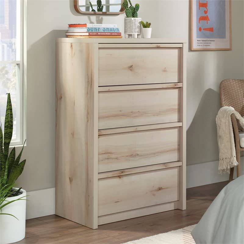 Sauder Harvey Park 4-Drawer Chest in Pacific Maple, Pacific Maple Finish