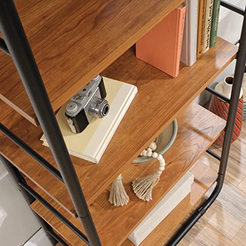 Sauder Union Plain 5-Shelf Bookcase, Prairie Cherry Finish