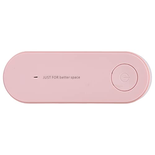 Diydeg Air Purifiers, Silent Operation Small Air Purifier Plug and Play Automatic Work for Kitchen for Shower Room Pink-U.S. regulations