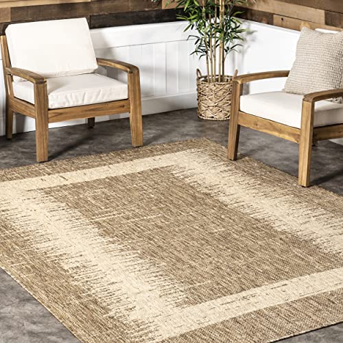 nuLOOM Tami Transitional Square Indoor/Outdoor Area Rug, 2' x 3', Beige