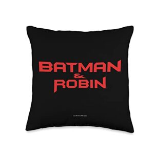 batman robin (1997) logo throw pillow, 16x16, multicolor