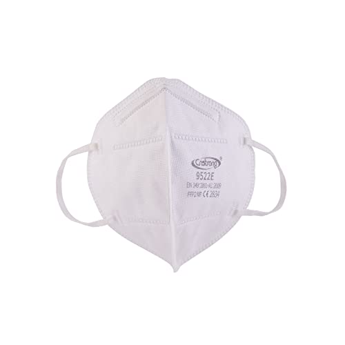 Cnstrong FFP2 Masks, 9522E, Ear Strap, Certificate, Disposable 5 Layers High Protection 20pack