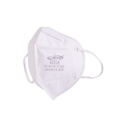 Cnstrong FFP2 Masks, 9522E, Ear Strap, Certificate, Disposable 5 Layers High Protection 20pack