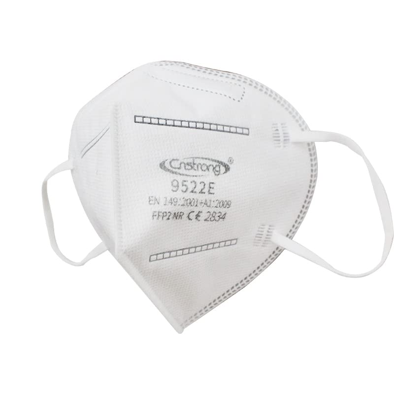 Cnstrong FFP2 Masks, 9522E, Ear Strap, Certificate, Disposable 5 Layers High Protection 20pack