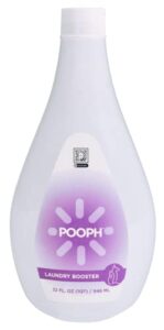 pooph laundry additive, 32oz bottle (16 loads) - dismantles odors on a molecular basis, dogs, cats, freshener, eliminator, urine, poop, pee, deodorizer, natures, puppy, fresh, clean, furniture, potty