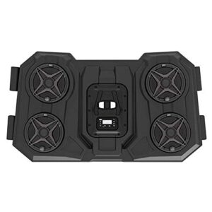ssv works wp3-rz3o65 polaris rzr 1000 2 and 4 seat bluetooth 4 speaker overhead weather proof audio system
