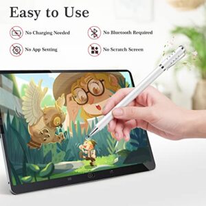 Stylus Pens for Touch Screens, Digiroot Magnetic Disc Tip iPad Stylus, Precise and Sensitive, Compatible with iPad/iPad Pro/iPhone/Android/Microsoft (2-Pack)