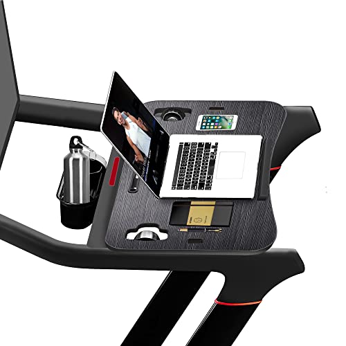FIXROMA Tread Tray Compatible with New Peloton Tread | Walking Desk Attachment Laptop Holder for Peloton Tread+, Tablet, Phone - Exercise Treadmill Workstation - Peloton Accessories