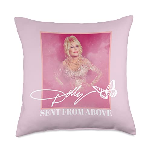 Dolly Parton Sent from Above Throw Pillow, 18x18, Multicolor