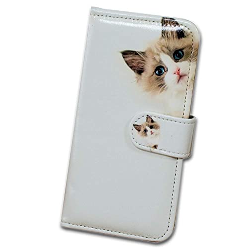 Bcov Pixel 6a Case, Cute Brown Cat Leather Flip Phone Case Wallet Cover with Card Slot Holder Kickstand for Google Pixel 6a