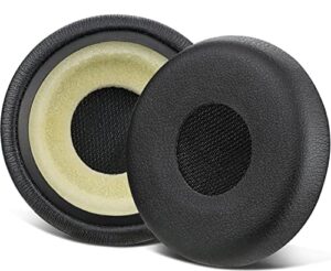 soulwit replacement ear pads cushions for jabra evolve 65/40/30/20 headphones, earpads for jabra evolve 65uc 65ms/ 40uc 40ms/ 30us 30ii/ 20se 20uc 20ms headset (black)