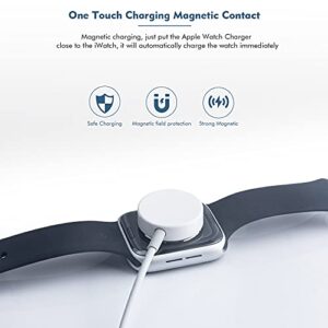 Watch Charger for Apple Watch Charger, 0.3m/1FT Short iWatch USB Wireless Magnetic Portable Charging Cable Cord Compatible with Apple Watch Series 8/7/6/SE/5/4/3/2/1