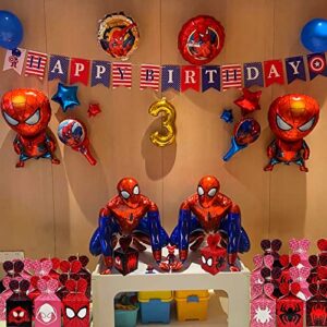 18 PCS Miles Morales Birthday Party Favor Boxes Spider Amazing Friends Party Candy Gift Boxes Spider Goodie Boxes for Birthday Party Decorations and Supplies