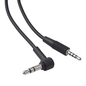 koffmon 2.5mm to 3.5mm aux cable audio cord compatible with synchros e40bt e50bt j56bt e45bt e55bt e65btnc elite750nc duetbt duetnc live400bt live500bt tune600btnc live650btnc s400bt headphones