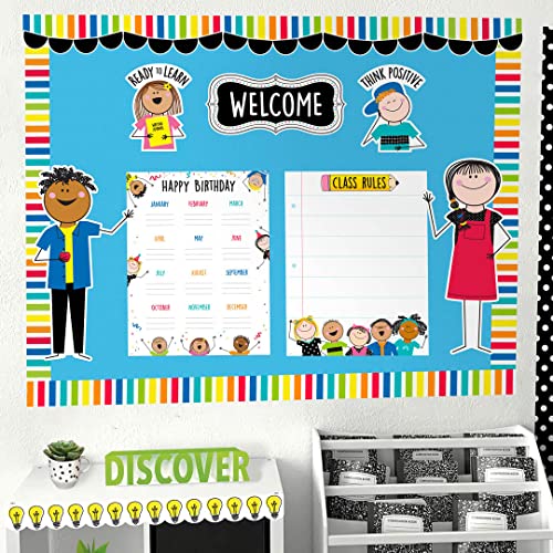 CTP All are Welcome Bulletin Board Set for Classroom (Creative Teaching Press 10669)