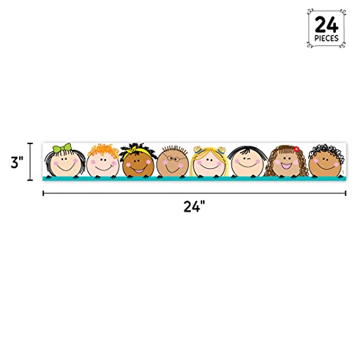 CTP Stick Kids EZ Border for Classroom Bulletin Board Border for Classroom (Creative Teaching Press 10671)