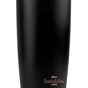 Wandavision OFFICIAL Scarlet Witch Icon Stainless Steel 20 oz Travel Tumbler, Vacuum Insulated & Double Wall with Leakproof Sliding Lid