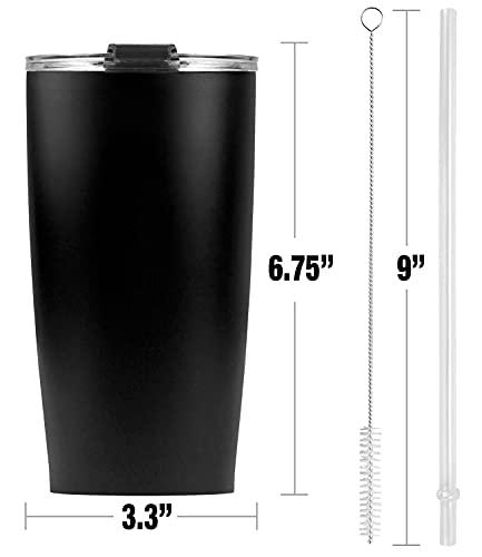 Wandavision OFFICIAL Scarlet Witch Icon Stainless Steel 20 oz Travel Tumbler, Vacuum Insulated & Double Wall with Leakproof Sliding Lid