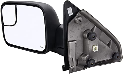 ZAPOSTS Towing Mirrors Replacement Fit for 02-08 DodgeRam 1500 for 03-09 Dodge Ram 2500 3500 Pickup Truck Power Heated Tow Folding Side View Mirror Driver Side