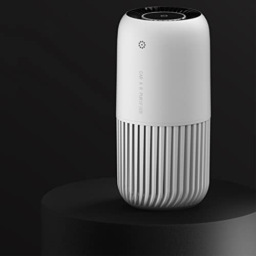 Air Purifier for Car Home Bedroom Portable Air Purifier Desktop USB Air Cleaner |with Color Lighting Black,White GP7