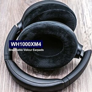 WH-1000XM4 Velour Earpads Replacement for WH1000XM4 WH-1000XM4 Headphones - Upgrade Soft Velour/Ear Cushion/Ear Cups by JESSVIT