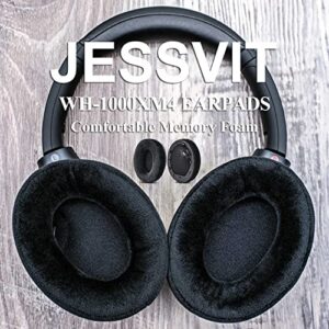 WH-1000XM4 Velour Earpads Replacement for WH1000XM4 WH-1000XM4 Headphones - Upgrade Soft Velour/Ear Cushion/Ear Cups by JESSVIT