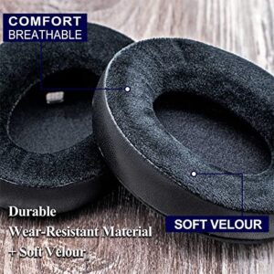 WH-1000XM4 Upgrade Hybrid Velour Earpads Replacement for WH1000XM4 WH-1000XM4 Headphones - Soft Velour/Durable Wear-Resistant Leather/Ear Cushion by JESSVIT