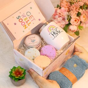 Get Well Soon Gifts for Women, Care Package for Women Get Well Soon Gift Basket for Sick Friends After Surgery Gifts Feel Better Gifts Thinking of You Gifts for Women Encouragement Gifts Cheer Up Gift