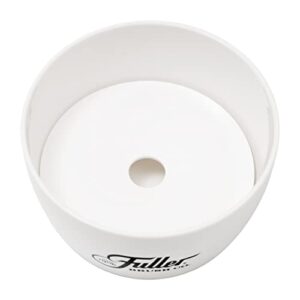 fuller brush handy holder caddy - multifunctional sink container - keeps sponges & brushes organized 3 ¾” diameter (white)