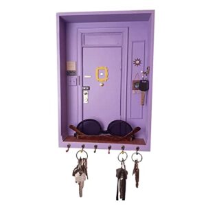 key holder，friends tv show merchandise cute key holder for wall, entryway, bathroom, living room and office