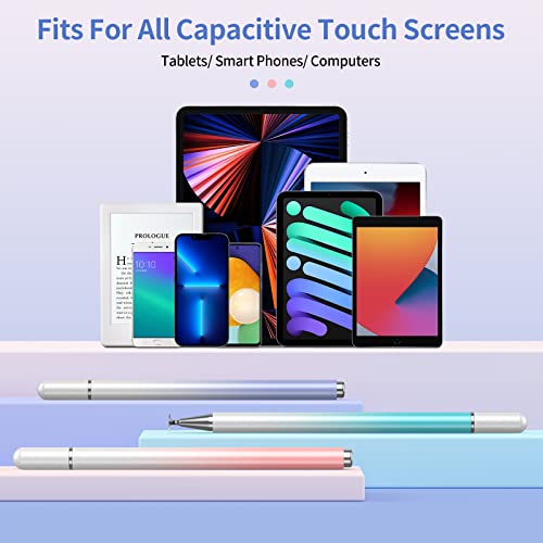 Stylus Pens for Touch Screens(3 Pcs), High Precision Magnetic Disc Universal Stylus Pen for iPad Compatible with Apple/iPhone/iPad/Android/Microsoft Tablets and All Capacitive Touch Screens