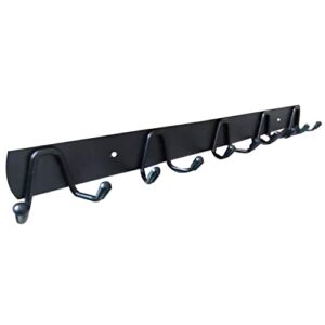 sununico coat rack wall mounted with 5 coat hooks for hanging, metal wall coat rack for hanging coat jacket backpack hat, wall coat hook, perfect touch for your entryway, bedroom, kitchen,