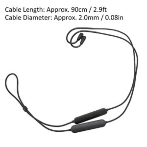 Gaeirt Wireless Headphone Cable, Headphone BT Adapter Cable OFC 8H Playing Time 2.9ft 10H Talk Time Ergonomic for IE80S for IE 8i