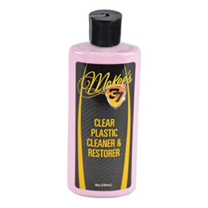 mckee's 37 clear plastic cleaner & restorer (boat windows, convertible top windows, motorcycle windscreen)