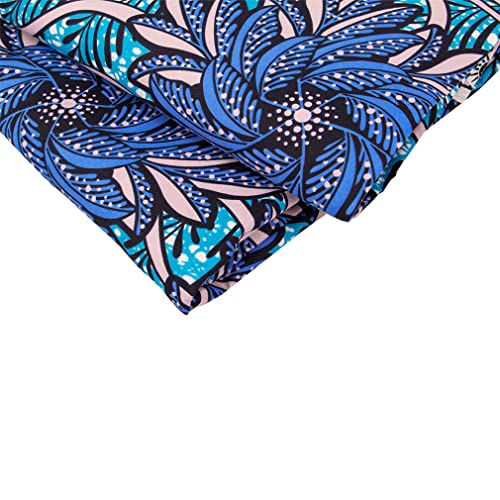 African Fabric Polyester African Ankara Print Fabric 6 Yards African Fabric by The Yard One Piece(FP180)