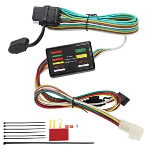 mecmo 4 pin trailer wiring harness for 1998-2008 subaru forester, 2000-2009 outback, 2008-2014 tribeca, 2006-2007 b9 tribeca, 1996-1999 subaru legacy, 2004 impreza wrx wagon, tow wire for oem connect