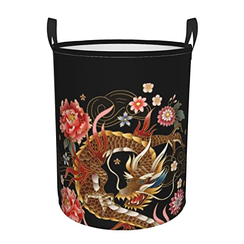 Dragon Laundry Hamper Cool Laundry Baskets Large Clothes Hampers Toy Organizer Hamper Bag Storage Bin Dirty Clothes