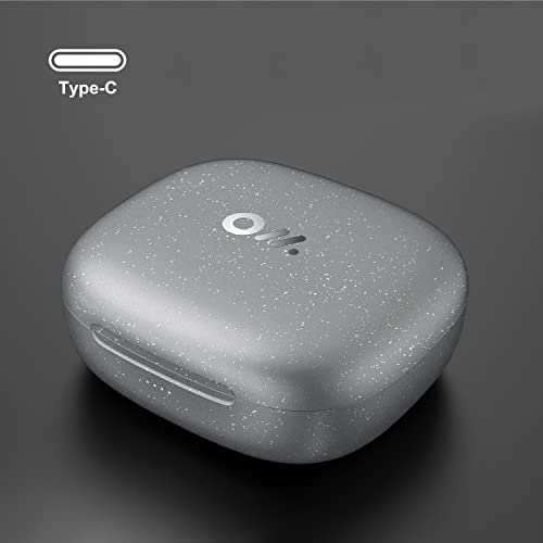 Oladance Open Ear Headphones Travel Charging Case - Extra 78.4 Hours Playtime with Built-in 2550mAh Large Capacity Battery, Protective Smart Case for Travel and Outdoor Activities- Grey（No Earbuds）