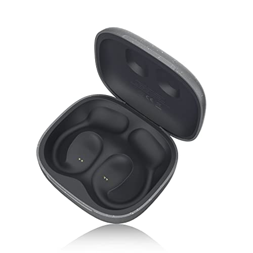 Oladance Open Ear Headphones Travel Charging Case - Extra 78.4 Hours Playtime with Built-in 2550mAh Large Capacity Battery, Protective Smart Case for Travel and Outdoor Activities- Grey（No Earbuds）