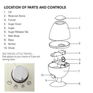 Activated Touch-free Dispenser Automatic Candy Dispenser Motion Activated Snack Dispenser Machine for Desk